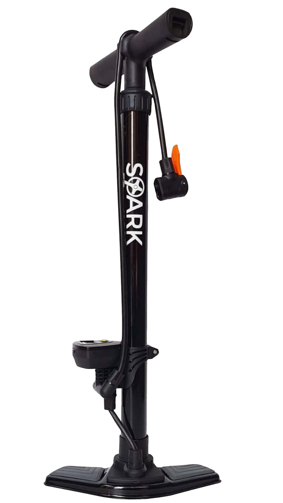 Bomba de piso con manómetro digital Spark