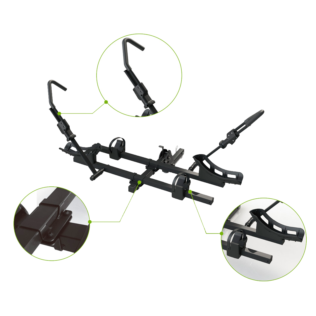 Portabicicletas de hitch x 2 bicicletas HB304-2 SPARK
