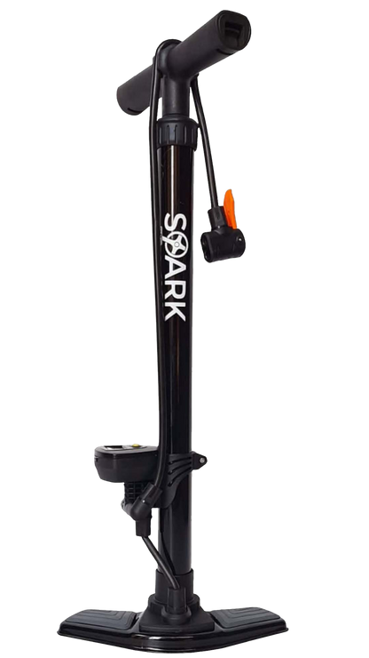 Bomba de piso con manómetro digital Spark