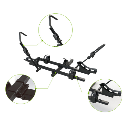 Portabicicletas de hitch x 2 bicicletas HB304-2 SPARK